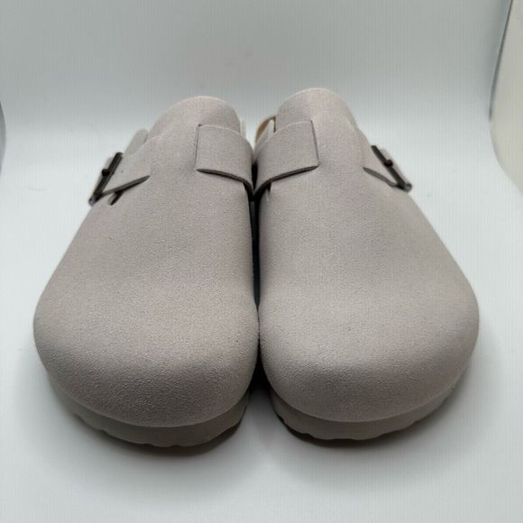 CUSHIONAIRE Womens Clog 7 WIDE GRAY - Picture 2 of 7